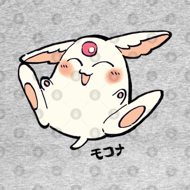 I draw white mokona modoki with japanese name / xxx holic by mudwizard